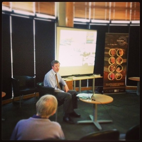 David Pearson at Swindon Central Library