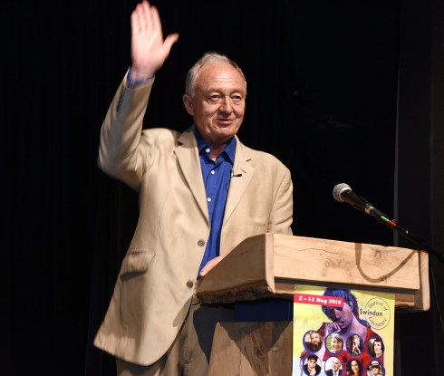 DSC_2769 Ken Livinsgtone at Swindon festival of Literature