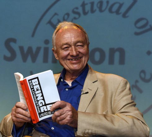 DSC_2783  Ken Livinsgtone at Swindon festival of Literature