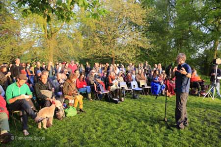 Matt Holland, director, with lots of early risers