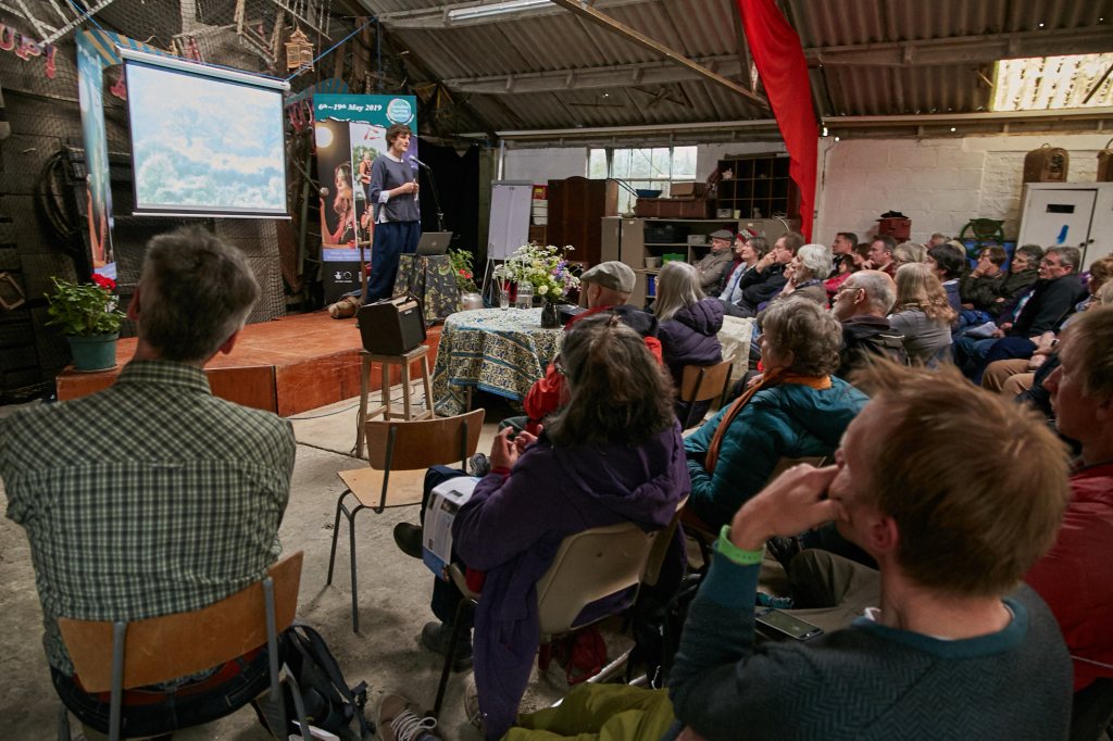Isabella Tree in the Lowers Shaw Farm cowshed © Fernando Bagué
